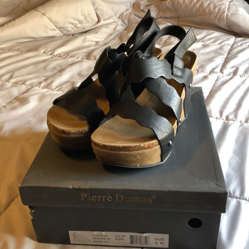 Pierre Dumas platform wedges